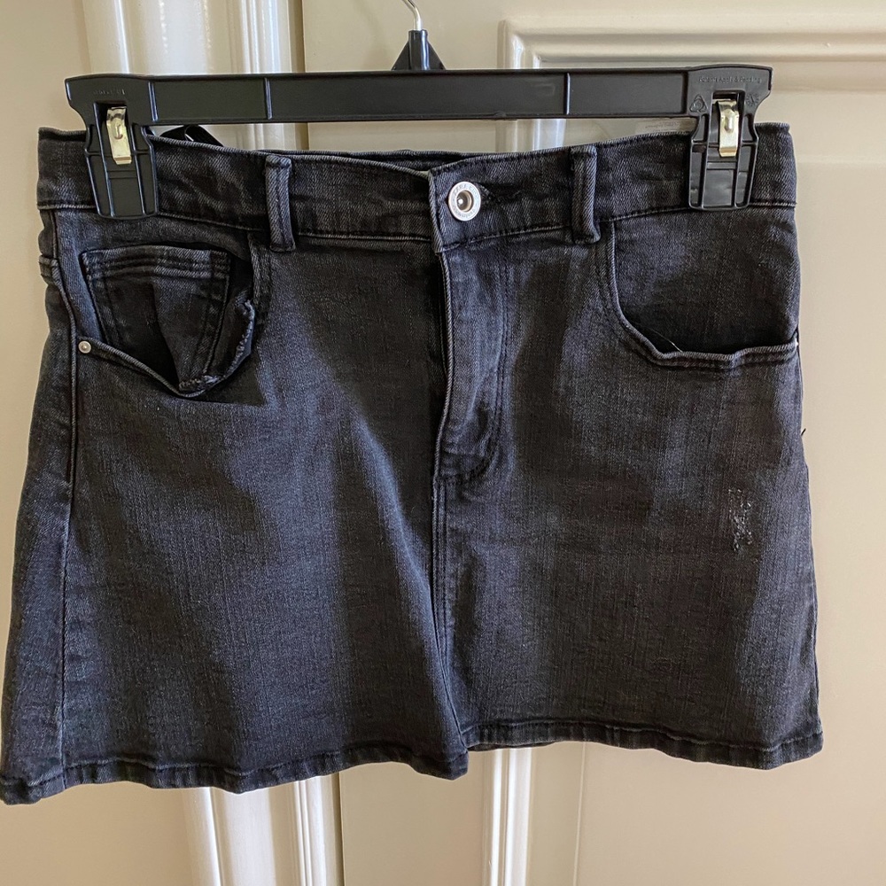 Zara girls denim jean skirt